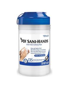 Toallitas Antibacteriales Sani-Hands con Aloe y Vitamina E 135 Unidades