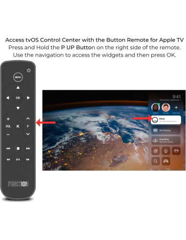 Control Remoto Bluetooth Function101 para Apple TV - 2 Unidades
