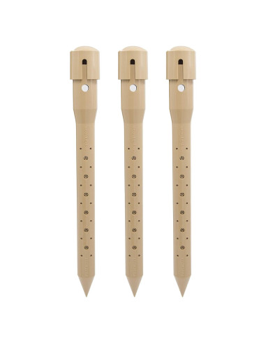 Estacas de Riego Profundo DEEP DRIP 14" Beige - Paquete de 3