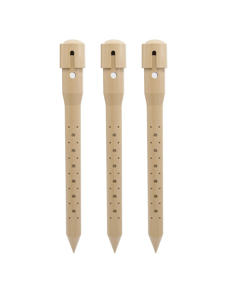 Estacas de Riego Profundo DEEP DRIP 14" Beige - Paquete de 3
