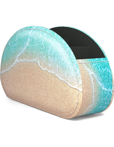 Soporte para Control Remoto QIELIZI de Cuero PU 5 Compartimentos