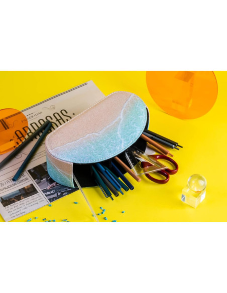 Soporte para Control Remoto QIELIZI de Cuero PU 5 Compartimentos