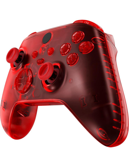 Carcasa Completa eXtremeRate para Controlador Xbox Series X/S Rojo Transparente