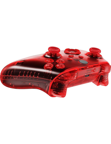 Carcasa Completa eXtremeRate para Controlador Xbox Series X/S Rojo Transparente