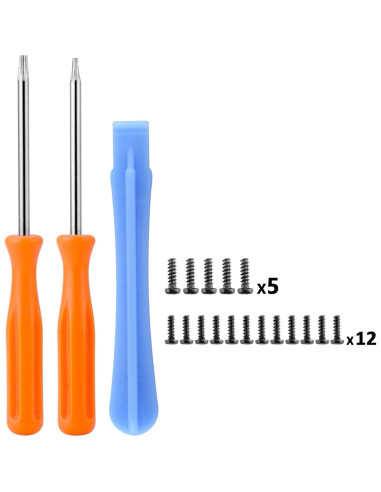 Carcasa Completa eXtremeRate para Controlador Xbox Series X/S Rojo Transparente