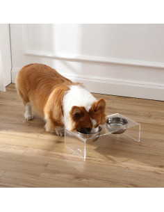 Alimentador Elevado para Perros THE LICKER STORE DBL2000A 20oz 2