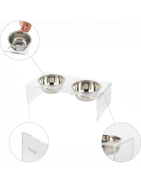 Alimentador Elevado para Perros THE LICKER STORE DBL2000A 20oz