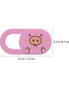 Cubierta Deslizante de Webcam Artibetter 3 Piezas Rosa 2