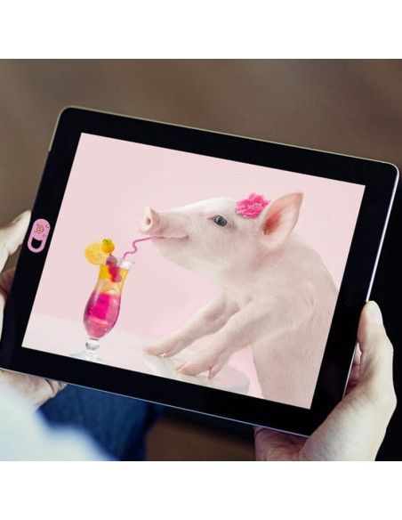 Cubierta Deslizante de Webcam Artibetter 3 Piezas Rosa