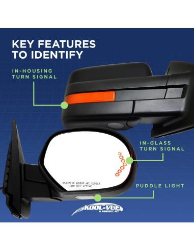 Espejo Derecho Manual Plegable Parts Oasis F-150 11-14