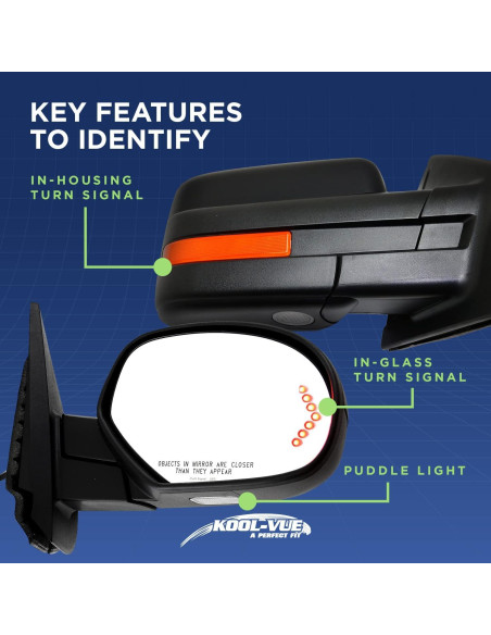 Espejo Derecho Manual Plegable Parts Oasis F-150 11-14