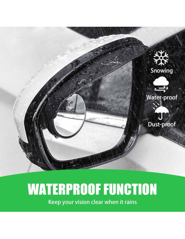Pack 2 Espejos Retrovisores Universales UGSHY para Lluvia