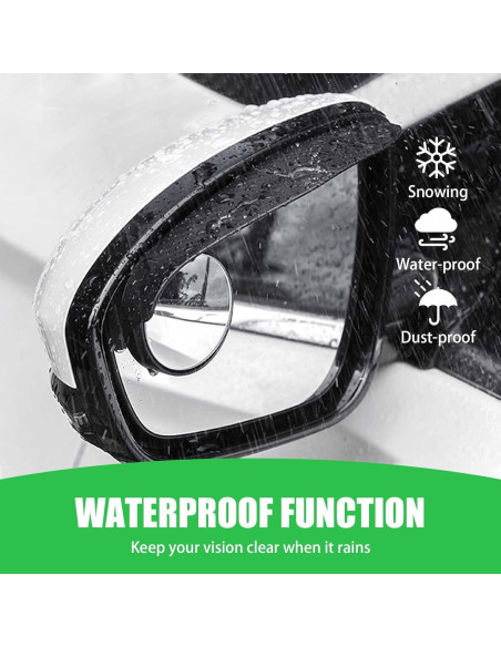 Pack 2 Espejos Retrovisores Universales UGSHY para Lluvia