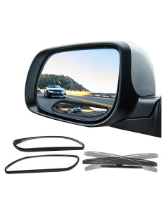 Espejos de Punto Ciego Wuyaoyao 2PCS Ajustables HD 360