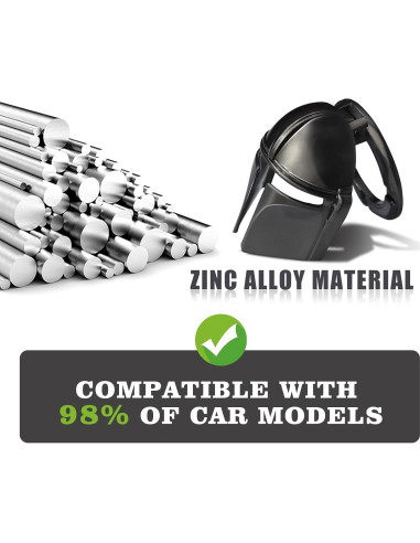 Cubierta de Botón de Inicio BestEvMod 3D para Coche Negro