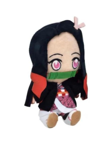 Peluche Chibi Nezuko Kamado Bandai Demon Slayer 7.6 cm