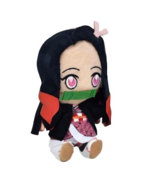 Peluche Chibi Nezuko Kamado Bandai Demon Slayer 7.6 cm