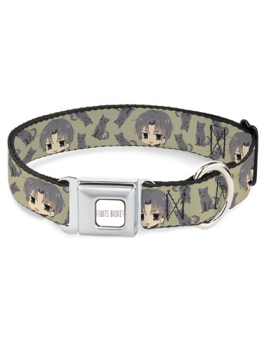 Collar de Perro Crunchyroll con Hebilla de Seguridad 24.1-33 cm