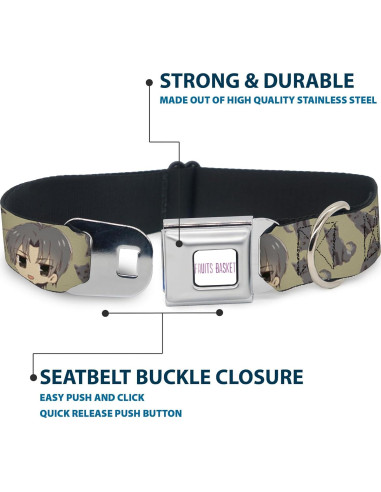 Collar de Perro Crunchyroll con Hebilla de Seguridad 24.1-33 cm