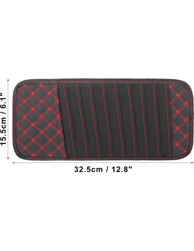 Organizador de Visera para Coche X AUTOHAUX con 10 Fundas CD