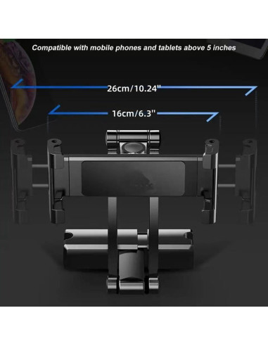 Soporte Universal para Teléfono de Coche UIVXXUD - Ajustable para Tabletas