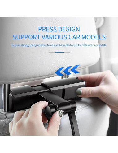 Soporte Universal para Teléfono de Coche UIVXXUD - Ajustable para Tabletas