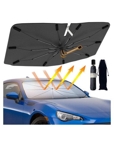 Sombrilla para Parabrisas KUCEMO 145x84cm Rotación 360 UV