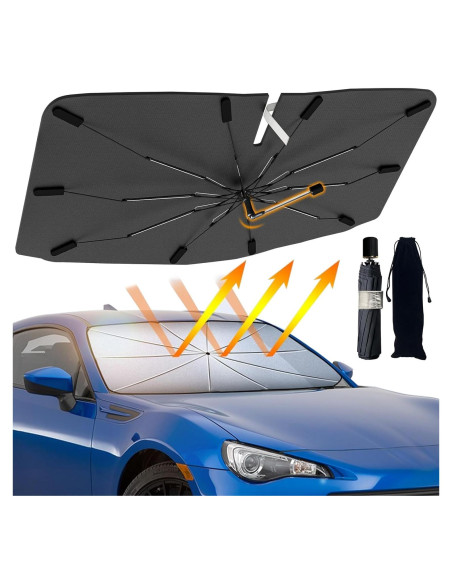Sombrilla para Parabrisas KUCEMO 145x84cm Rotación 360 UV
