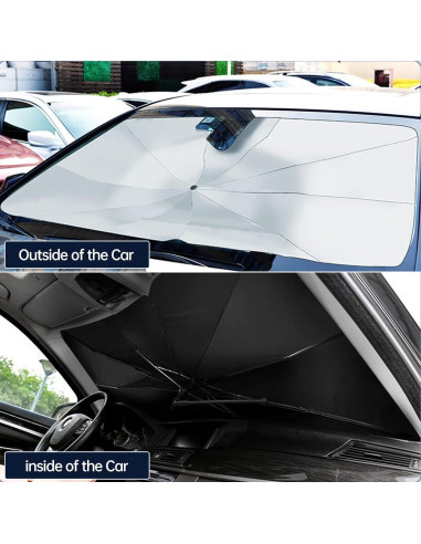 Sombrilla para Parabrisas KUCEMO 145x84cm Rotación 360 UV