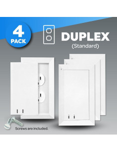 Cubierta de Enchufe a Prueba de Niños Escudo de Enchufe - 4 Unidades 2