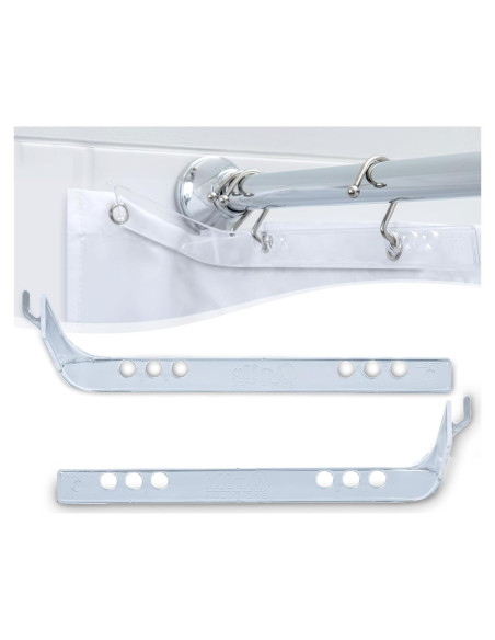 Guardia de Salpicaduras SlipX Solutions para Ducha - 2 Piezas