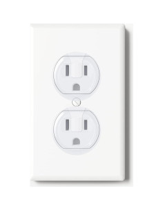 Cubiertas de Enchufe Transparentes HZJD - 30 Paquete Seguras 2