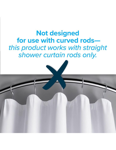 Guardia de Salpicaduras SlipX Solutions para Ducha - 2 Piezas