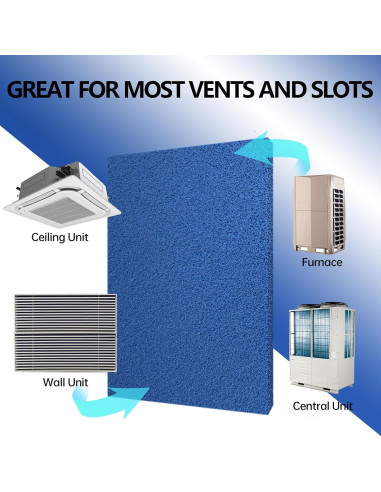 Filtro de Aire Reutilizable Ubeesize 20x30x1.78 cm MERV 6