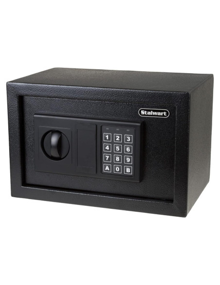 Caja Fuerte Digital Stalwart de Acero 4.7 kg - 30.99x20.07x20.07 cm