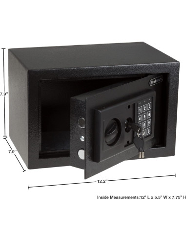 Caja Fuerte Digital Stalwart de Acero 4.7 kg - 30.99x20.07x20.07 cm