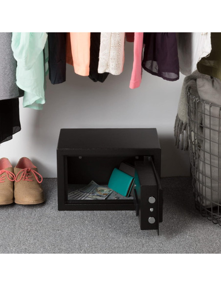 Caja Fuerte Digital Stalwart de Acero 4.7 kg - 30.99x20.07x20.07 cm