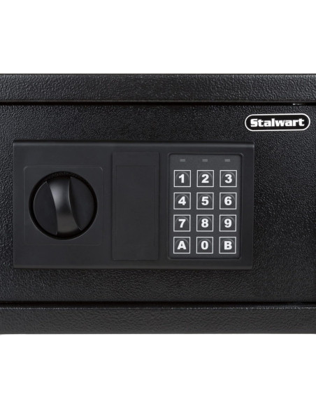 Caja Fuerte Digital Stalwart de Acero 4.7 kg - 30.99x20.07x20.07 cm
