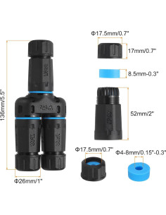Acoplador RJ45 Hembra a Hembra Impermeable IP68 MECCANIXITY 2