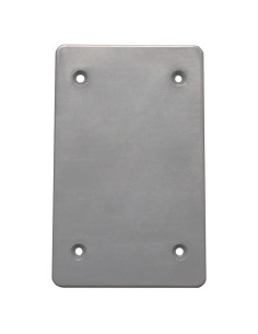 Cubierta de Salida 1 Gang Sealproof Gris a Prueba de Climas