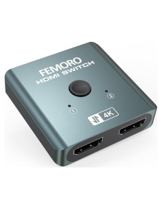 Conmutador HDMI 2 en 1 Femoro N41-01 Ultra HD 4K 60Hz