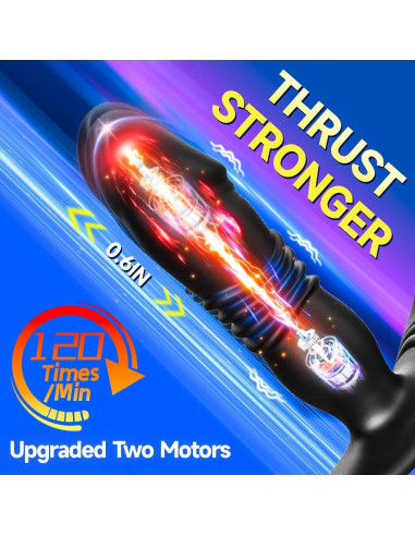 Masajeador de Próstata Genérico con Control Remoto 13.2 cm