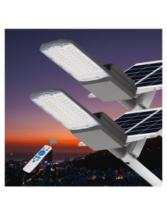 Luz Solar de Calle LANGY 5000W 2PACK IP67 500000LM