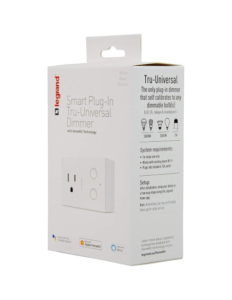 Enchufe Inteligente Legrand HKRP20, Control por Voz, 60W