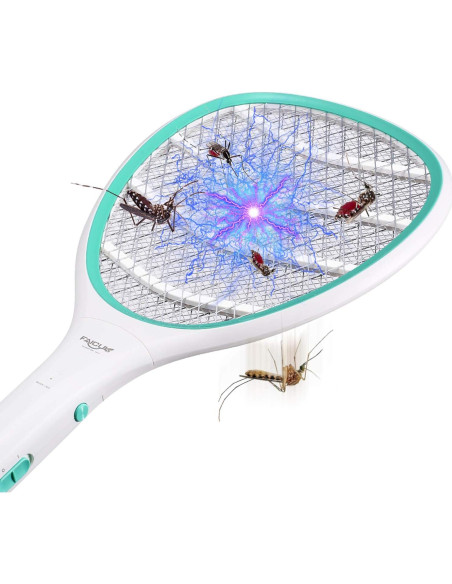 Raqueta Zapper Eléctrica Faicuk 2 Paquete para Insectos