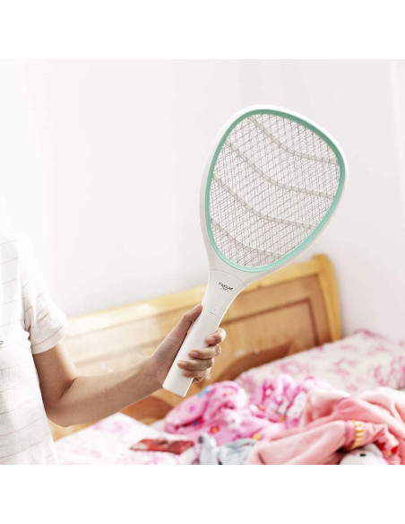 Raqueta Zapper Eléctrica Faicuk 2 Paquete para Insectos