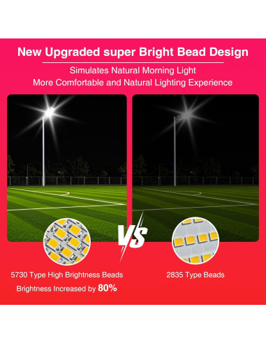 Luz Solar de Calle 10000W MUCH con Sensor de Movimiento IP67