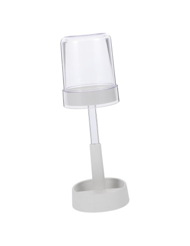 Soporte para Cepillos de Dientes TOPPERFUN con Tapa y Vaso Blanco