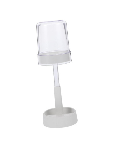 Soporte para Cepillos de Dientes TOPPERFUN con Tapa y Vaso Blanco