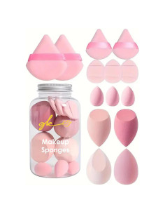 Juego de Aplicadores de Maquillaje 12 Piezas BEHA Life Tarro